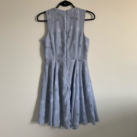 Banana Republic Fit and Flare Chiffon Dress - Picture 2 of 4